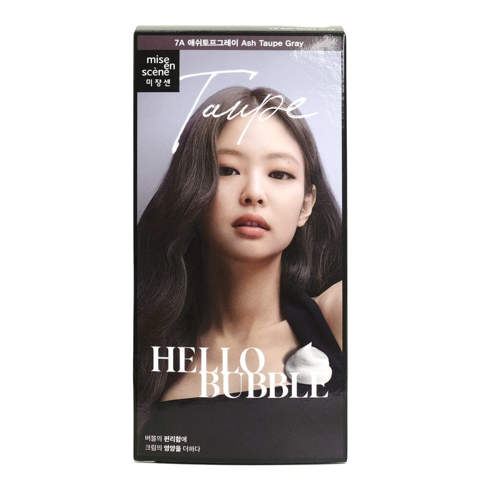 Mise en scene Hello Bubble Foam Hair Color 7A Ash Taupe Gray