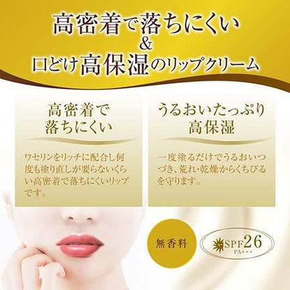 Rohto Mentholatum Premium Melty Cream Lip Balm SPF 26 PA+++ Fragrance Free