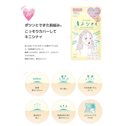 Kose Clear Turn Gomenne Bare Skin Kinishinai Spot Care Patch 46pcs