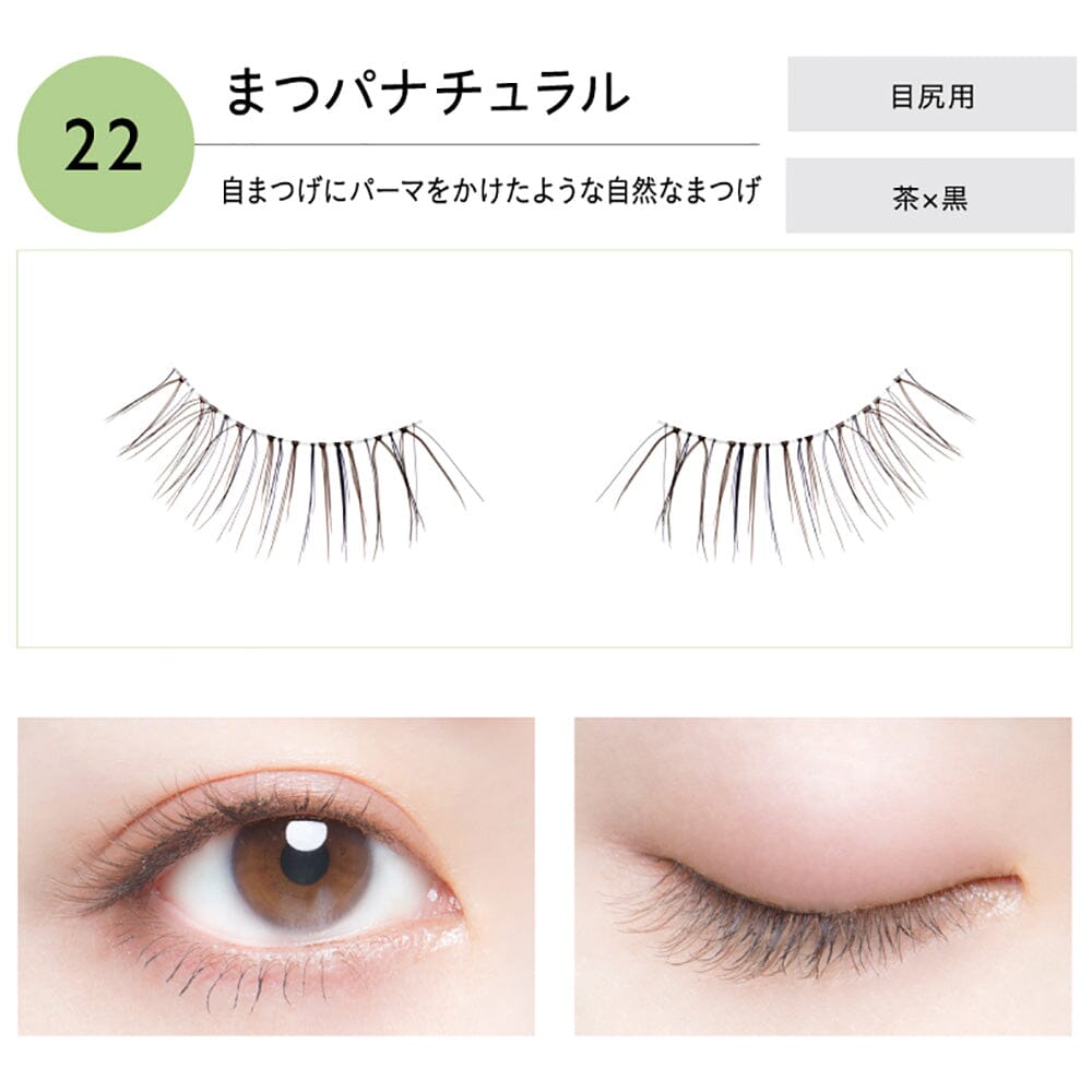 Koji Dolly Wink Easy Lash False Eyelashes No.22 Natural Matsuba